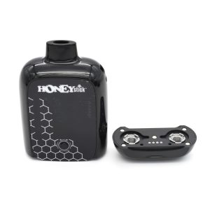 White DUO VV PLUS Cart Vape w/ two 510 thread ports