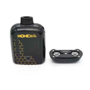 Yellow DUO VV PLUS Cart Vape w/ two 510 thread ports