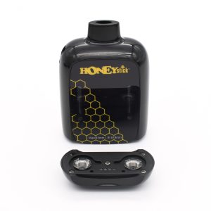 Yellow DUO VV PLUS Cart Vape w/ two 510 thread ports