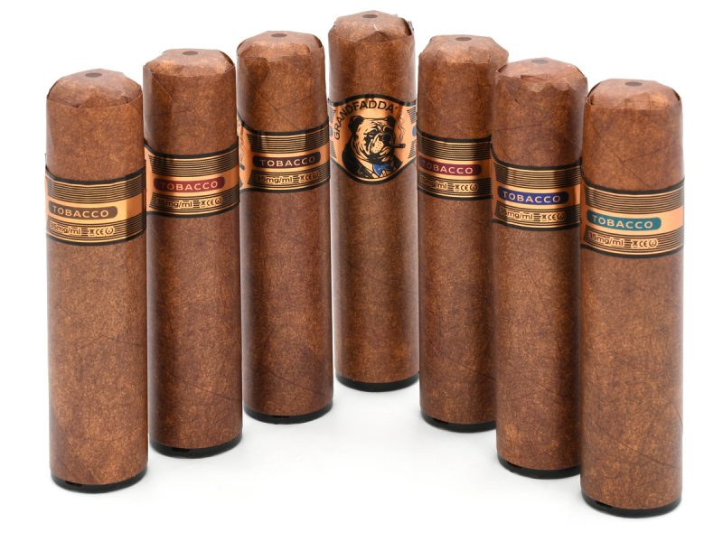 7 Flavor options of Grandfadda Gordo E-Cigar